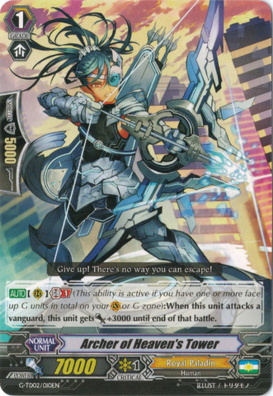Archer of Heavens Tower - G-TD02/010EN - TD Archer of Heavens Tower - G-TD02/010EN - TD