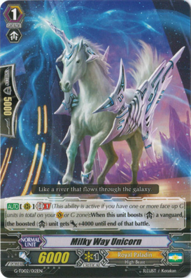 Milky Way Unicorn - G-TD02/012EN - TD Milky Way Unicorn - G-TD02/012EN - TD