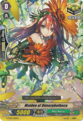 Maiden of Dimorphotheca - G-TD03/015EN Maiden of Dimorphotheca - G-TD03/015EN