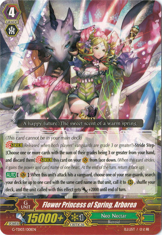 Flower Princess of Spring, Arborea - G-TD03/001EN (C) Flower Princess of Spring, Arborea - G-TD03/001EN (C)