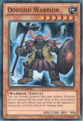 Dododo Warrior - WGRT-EN059 - Super Rare - Limited Edition