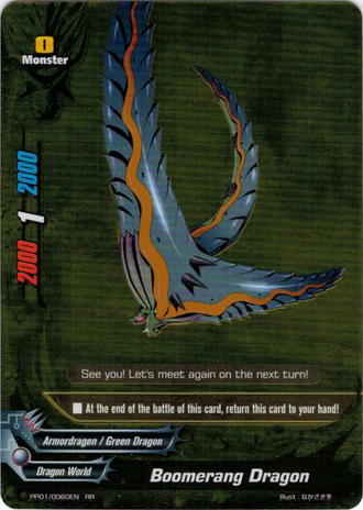 Boomerang Dragon - PP01/0060EN - RR Boomerang Dragon - PP01/0060EN - RR