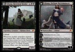 Liliana, Heretical Healer // Liliana, Defiant Necromancer - Foil