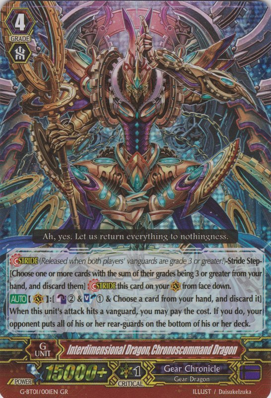 Interdimensional Dragon, Chronoscommand Dragon - G-BT01/001EN - GR