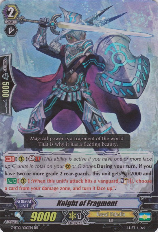 Knight of Fragment - G-BT01/010EN - RR