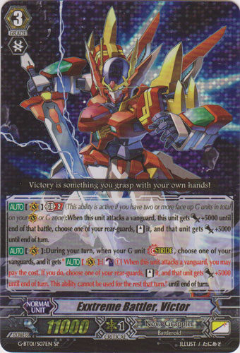 Exxtreme Battler, Victor - G-BT01/S07EN - SP Exxtreme Battler, Victor - G-BT01/S07EN - SP