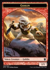 Goblin Token Dragons of Tarkir