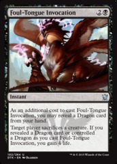 Foul-Tongue Invocation - Foil