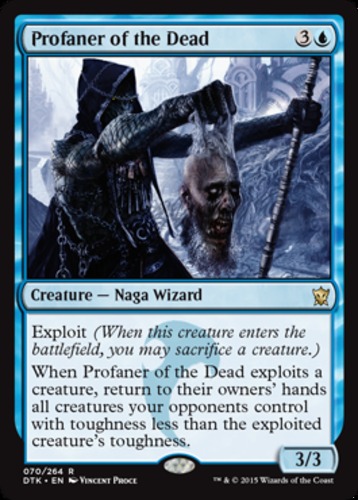 Profaner of the Dead 1x FOIL DTK MTG Dragons of Tarkir Rare MINT blue Profaner of the Dead 1x FOIL DTK MTG Dragons of Tarkir Rare MINT blue