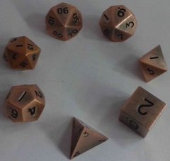 Antique Copper Set of 7 die