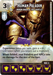 Human Paladin - Minion Order of the Gauntlet (Card Only)