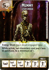 Mummy - Lesser Undead (Card Only)