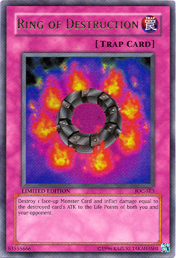 Ring of Destruction - IOC-SE3 - Ultra Rare - Limited Edition Ring of Destruction - IOC-SE3 - Ultra Rare - Limited Edition
