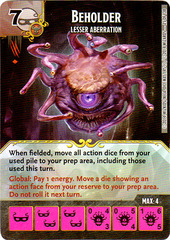 Beholder - Lesser Aberration (Die & Card Combo)