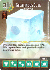 Gelatinous Cube - Minion Ooze (Die & Card Combo)