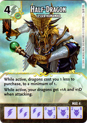 Half-Dragon - Lesser Humanoid (Die & Card Combo)