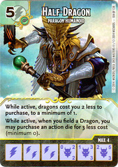 Half-Dragon - Paragon Humanoid (Die & Card Combo)