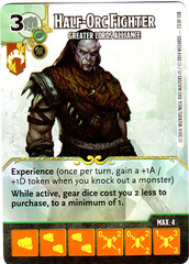 Half-Orc Fighter - Greater Lords Alliance (Die & Card Combo)