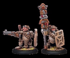 Hammerfall High Shield Gun Corps Officer and Standard Bearer