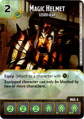 Magic Helmet - Lesser Gear (Die & Card Combo)