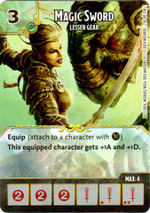 Magic Sword - Lesser Gear (Die & Card Combo)