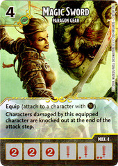 Magic Sword - Paragon Gear (Die & Card Combo)