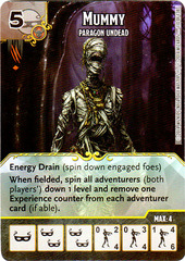 Mummy - Paragon Undead (Die & Card Combo)