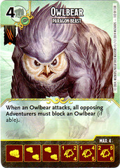 Owlbear - Paragon Beast (Die & Card Combo)