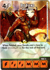 Pit Fiend - Greater Fiend (Die & Card Combo)