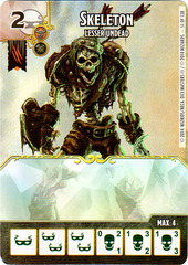 Skeleton - Lesser Undead (Die & Card Combo)