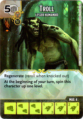 Troll - Lesser Humanoid (Die & Card Combo)