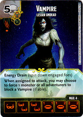 Vampire - Lesser Undead (Die & Card Combo)