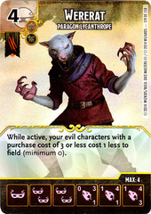 Wererat - Paragon Lycanthrope (Die & Card Combo)