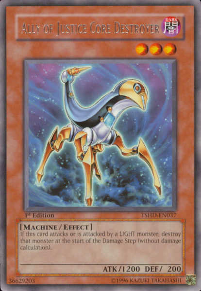 Ally of Justice Core Destroyer - TSHD-EN037 - Rare - 1ere edition // The Shining Darkness - TSHD