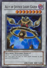 Ally of Justice Light Gazer - TSHD-EN096 - Super Rare - 1st Edition