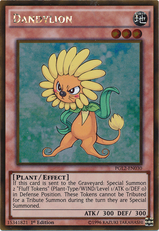 Dandylion - PGL2-EN030 - Gold Rare - 1st Edition