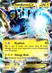 Thundurus-EX - 26/108 - Holo Rare EX