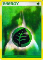 Grass Energy Unnumbered Acid Wash Holo Promo - 2006 Pokemon League