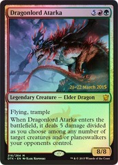 Dragonlord Atarka - Foil - Prerelease Promo