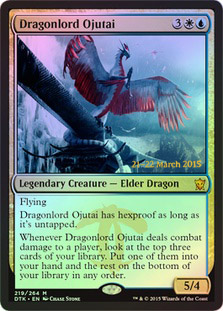 Dragonlord Ojutai - Foil - Prerelease Promo