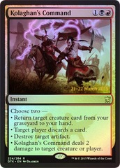 Kolaghan's Command - Foil - Prerelease Promo