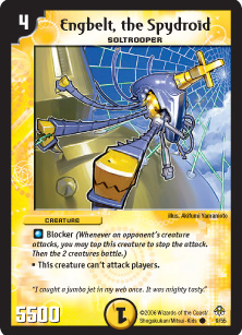 Engbelt, the Spydroid Engbelt, the Spydroid