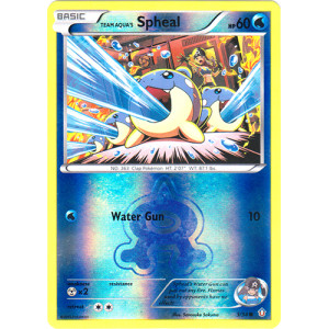 Team Aquas Spheal - 3/34 - Common - Reverse Holo