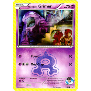 Team Aquas Grimer - 7/34 - Common