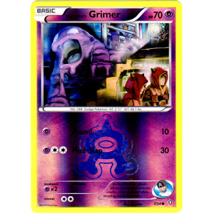 Team Aquas Grimer - 7/34 - Common - Reverse Holo