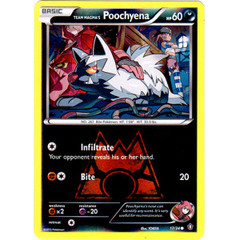 Team Magma's Poochyena - 17/34 - Common - Reverse Holo