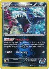 Team Aqua's Sharpedo - 21/34 - Holo Rare - Reverse Holo