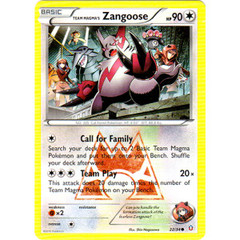 Team Magma's Zangoose - 22/34 - Common