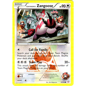 Team Magmas Zangoose - 22/34 - Common