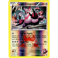 Team Magma's Zangoose - 22/34 - Common - Reverse Holo